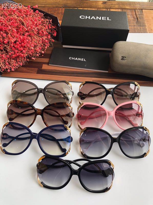 CHANEL香奈兒 2019新款 CH4280 潮流爆款 太陽鏡 個性彎曲鏡腿 高品質 網紅潮款墨鏡  lly1508